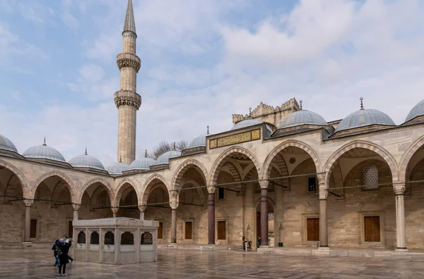 Moschea Suleymaniye Una Delle Più Belle Onorate Moschee Della Turchia — Foto Stock
