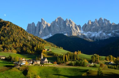 St. Magdalena in the Dolomites clipart