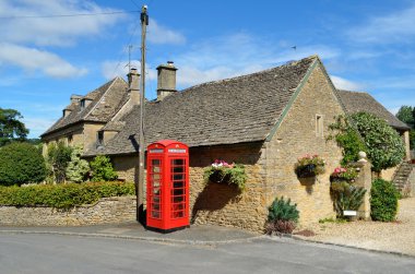 Village in rural England clipart