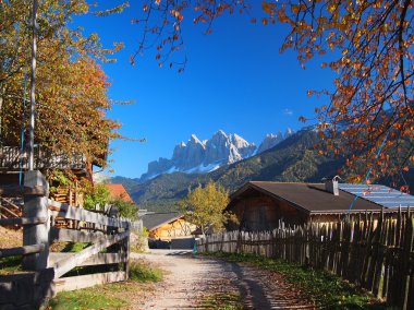 Güney Tyrol 'da sonbahar