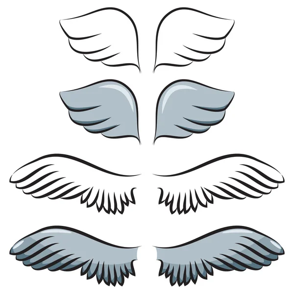 ve güzel karikatür kanatlar