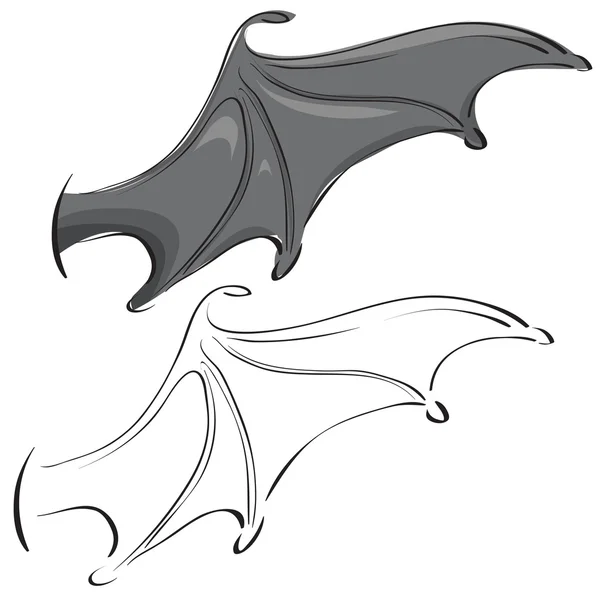 Ailes de chauve-souris — Image vectorielle