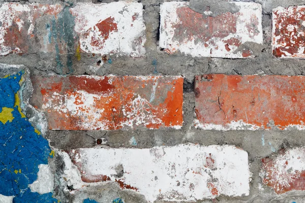 Old plaster with remnants of paint — Stock Photo, Image