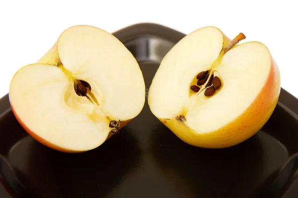 एक सेब के दो आधे — स्टॉक फ़ोटो, इमेज