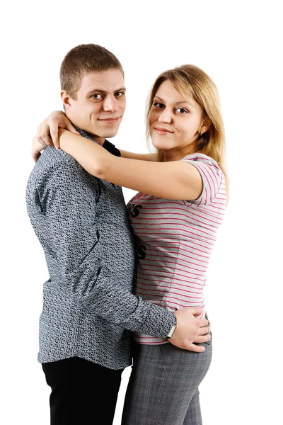 Feliz jovem casal — Fotografia de Stock