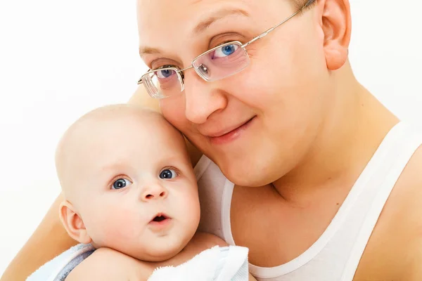 Szczęśliwy ojciec dziecka dziecko — Zdjęcie stockowe