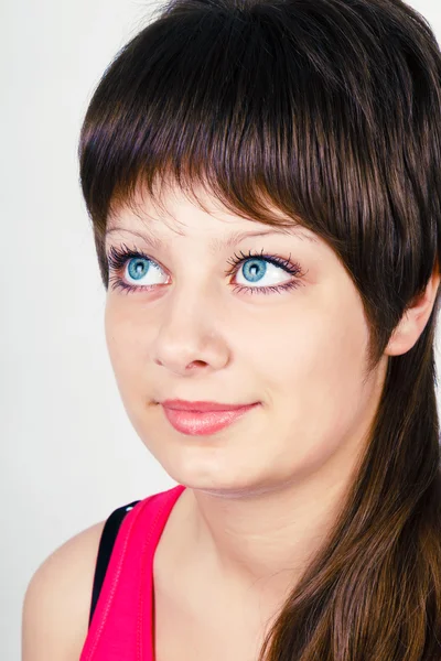 Portrait of an attractive young girl — Stock Photo, Image