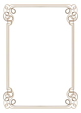 Vintage vektör çerçeve