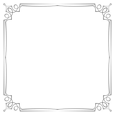 Vintage vektör çerçeve