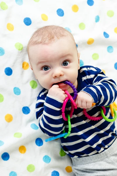 The blue-eyed baby — Stock Photo, Image