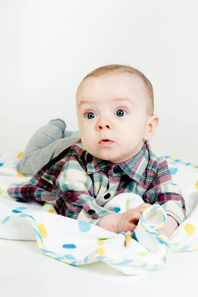 Augen erstaunt Baby — Stockfoto