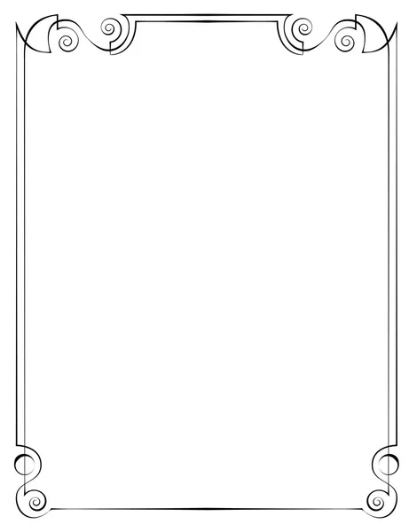 Vintage vektör çerçeve