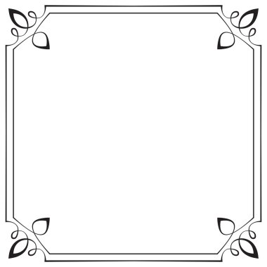 çerçeve. retro tarzı tasarım öğesi