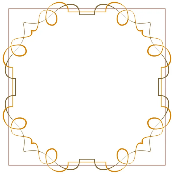 Wektor. piękna elegancka rama. element projektu — Wektor stockowy