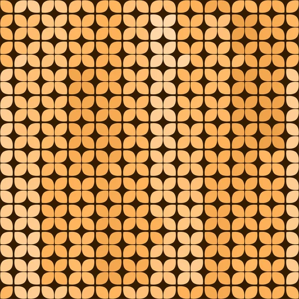 Vector. Seamless abstract background in yellow and brown colors. — Stock Vector