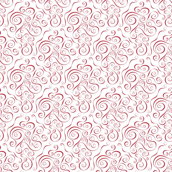 Fond abstrait sans couture vectoriel avec motifs rouges — Image vectorielle