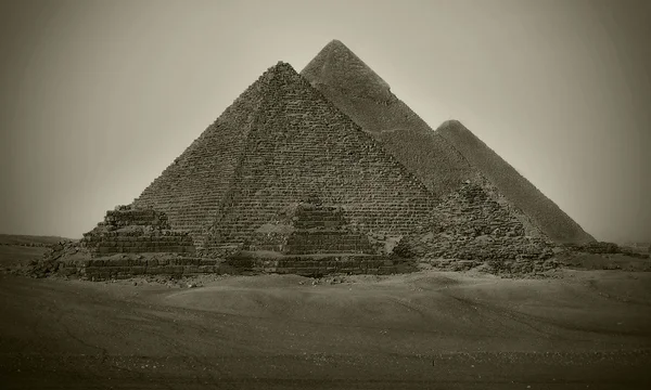 Великої піраміди в Єгипті Ліцензійні Стокові Фото