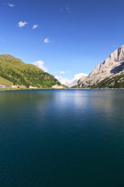 Dolomiti - Fedaia lake clipart