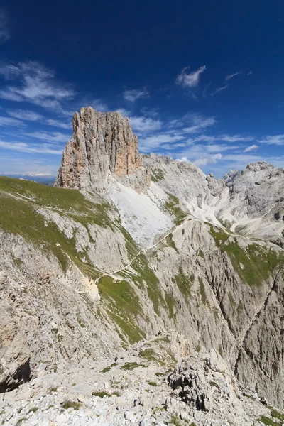 Dolomiti-catinaccio 集团 — 图库照片