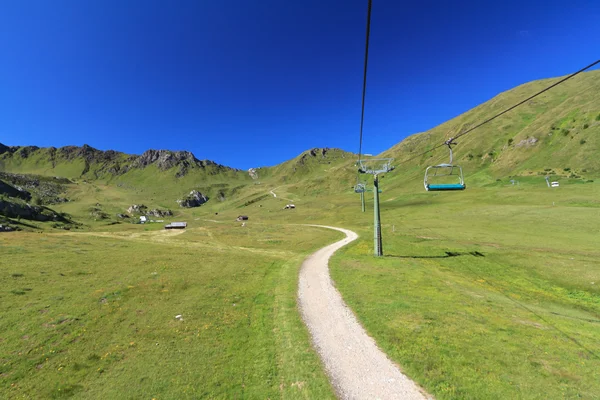 Chairlift in Ciampac, Canazei — Stock Photo, Image