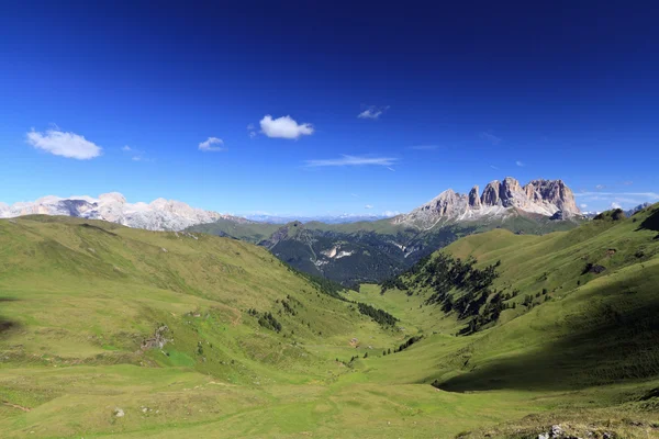Dolomiti - krajobraz z pian de sele — Zdjęcie stockowe
