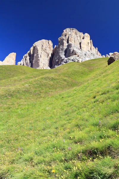 Dolomitas - pico de Grohmann — Foto de Stock