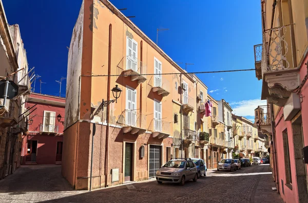 Sardinie - ulice v carloforte — Stock fotografie