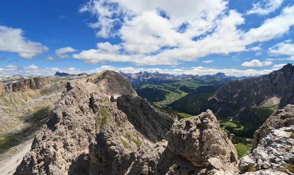 Badia vallei vanaf cir mount — Stockfoto