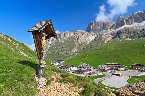 Pordoi pass — Stock Photo, Image