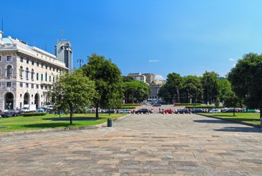 Piazza della Vittoria - Genova clipart