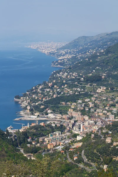 Recco, vista aérea, Itália — Fotografia de Stock