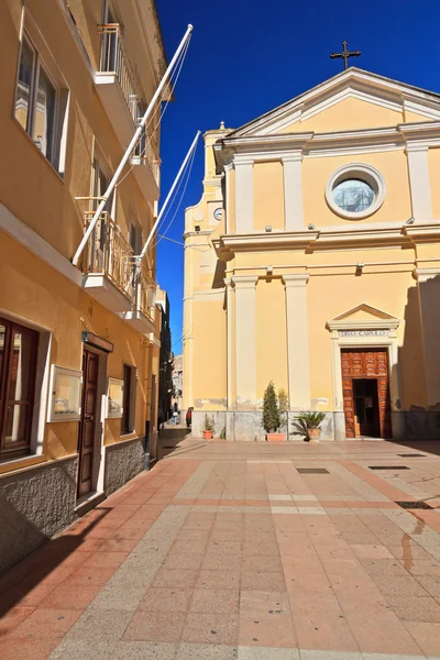 Carloforte - Iglesia de San Carlo — Foto de Stock