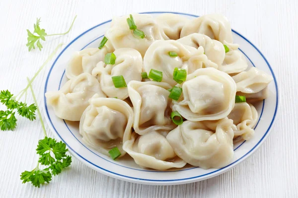 Dumplings russian pelmeni — Stock Photo, Image