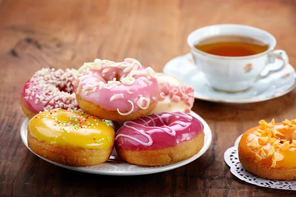 Gebakken donuts — Stockfoto