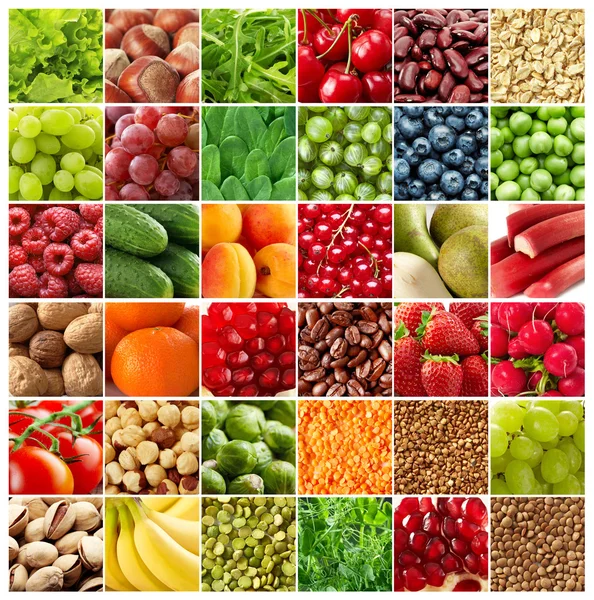 Frutas e produtos hortícolas Imagem De Stock