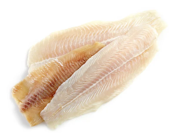 Vários filetes de peixe cru fresco — Fotografia de Stock