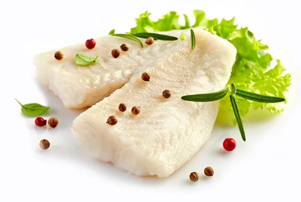 Приготовленные филе рыбы Стоковое Фото