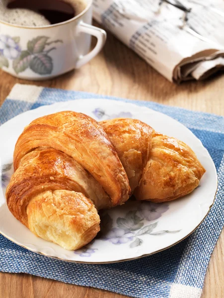 Croissant appena sfornato — Foto Stock