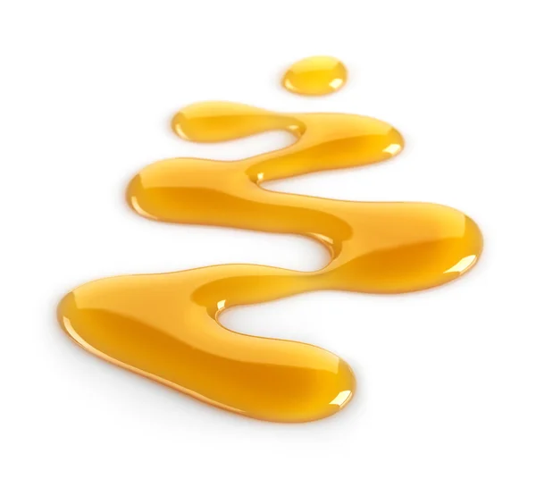 Maple syrup on white background — Stock Photo, Image