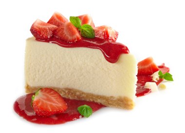 Strawberry cheesecake clipart