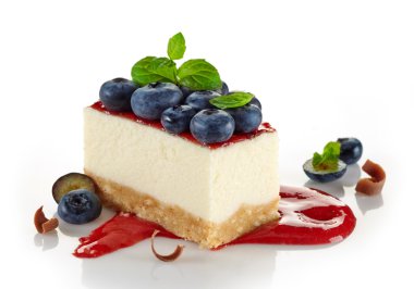 Yaban mersinli cheesecake