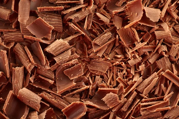 Çikolata tıraş arka plan — Stok fotoğraf
