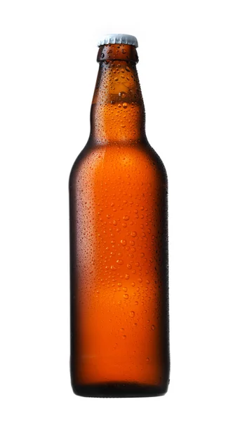 Brązowy butelki piwa — Zdjęcie stockowe