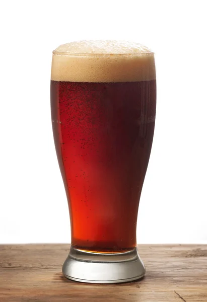 Glass of dark beer — Stock Photo, Image