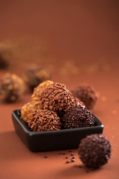 Pralinés de chocolate — Foto de Stock