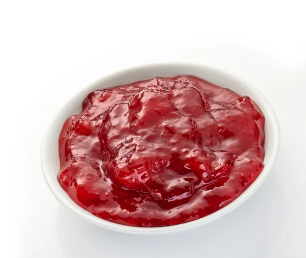 Red strawberry jam — Stock Fotó