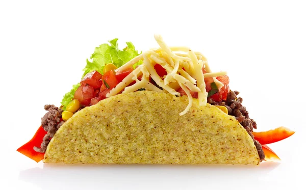 Potrawy meksykańskie tacos — Zdjęcie stockowe