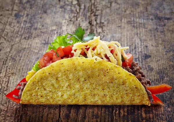 Taco mexikói ételek — Stock Fotó