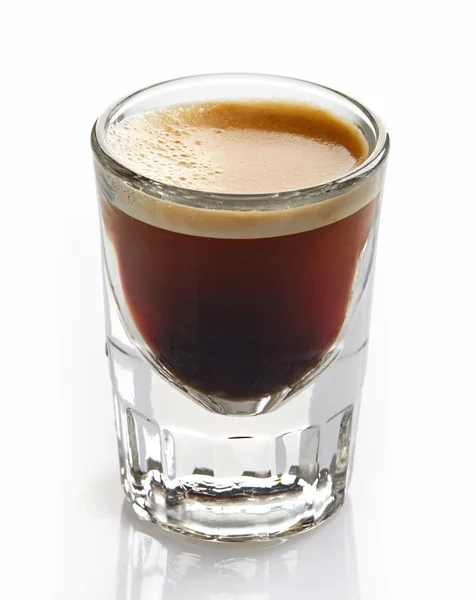 意式咖啡玻璃 — 图库照片