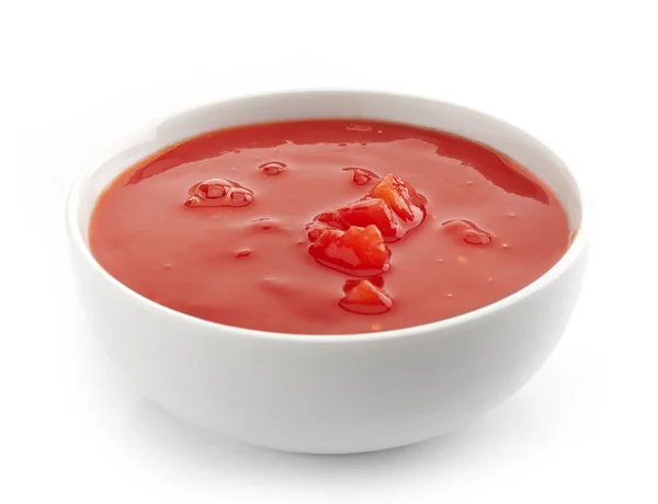 Φρέσκια ντομάτα σούπα — Φωτογραφία Αρχείου